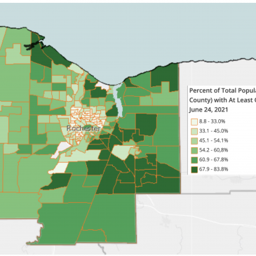 COVID-19 Vaccination Rates Now Available by Census Tract for Monroe County