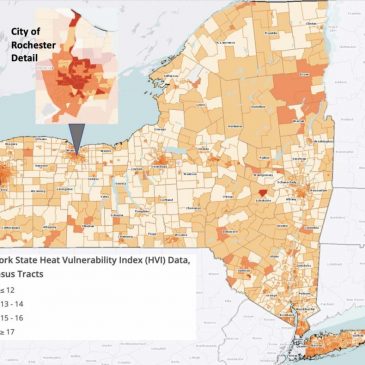 Heat Vulnerability Index for New York State