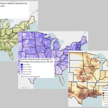 New Maps Available: Preventable Hospitalizations, Influenza Vaccinations, Drought Intensity