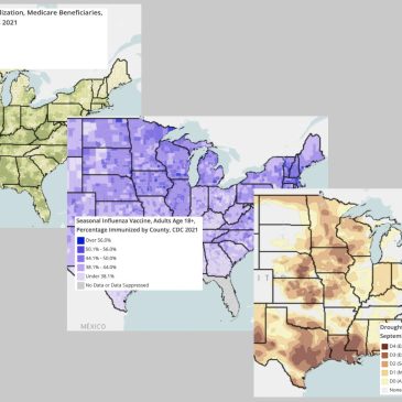 New Maps Available: Preventable Hospitalizations, Influenza Vaccinations, Drought Intensity